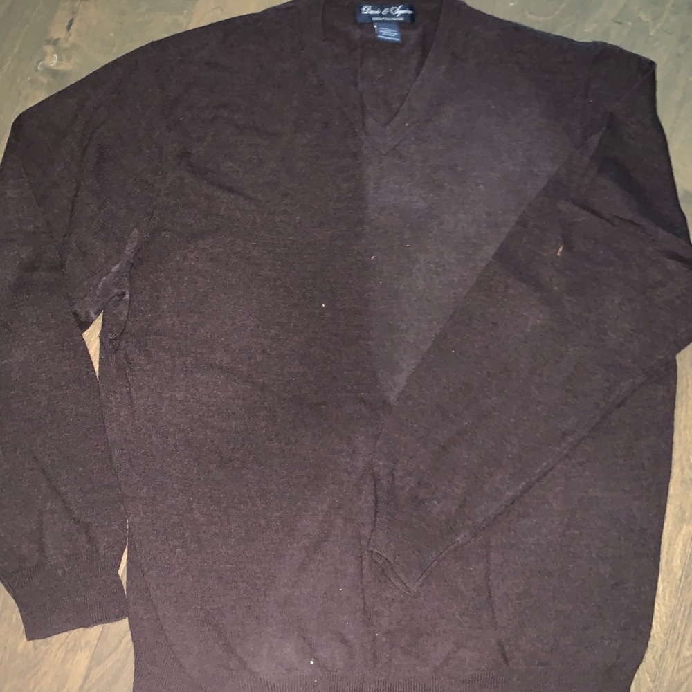 Men’s XL Davis and Squires Brown Crewneck Sweater